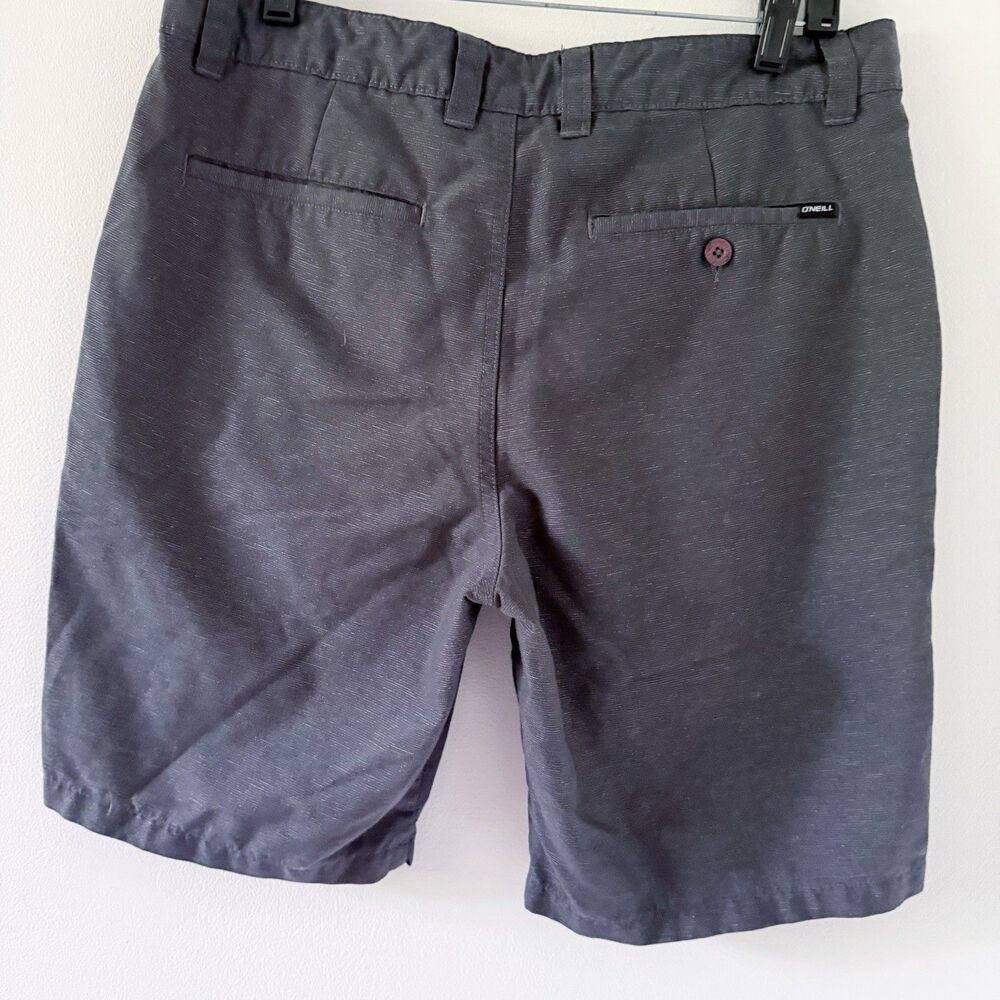 O'Neill Hybrid Walkshorts Mens Size 33 Slate Gray Quick Dry Stretch Shorts 9" - Picture 14 of 15